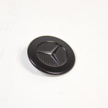 Frontembleem zwart mat motorkap origineel Mercedes-Benz | Stern-Emblem-schwarz-5