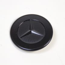 Mercedes-Stern-Emblem in Schwarz glänzend - NICHT FÜR MODELLE MIT DISTRONIC