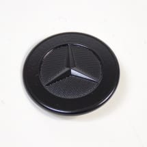 Front Emblem Schwarz Matt Motorhaube Original Mercedes-Benz | Stern-Emblem-schwarz-5