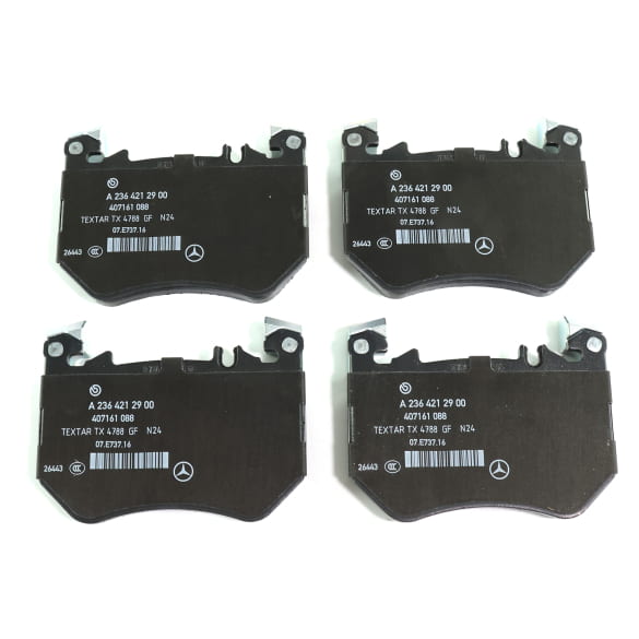 Front brake pads set CLE Convertible A236 Genuine Mercedes-Benz | Bremsbelag-vorne-A236