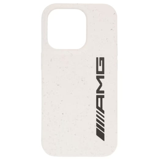 Funda AMG para iPhone® 14 Pro blanca poliéster Original Mercedes-AMG | B67960001