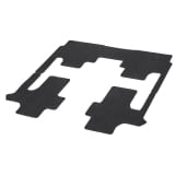 Fußmatten Velours Fahrgastraum EQV 447 Facelift Schwarz Original Mercedes-Benz