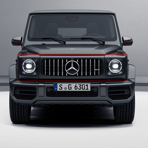 Panamericana Radiateurgrille G-Klasse 463A Facelift Origine  | G63-AMG-Pana-463A