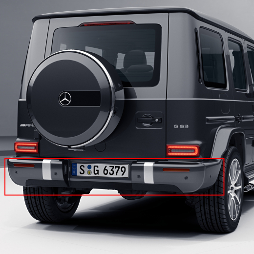 Pare-choc arrière G 63 AMG Classe G 463A restylage Mercedes-Benz | G63-AMG-Heck-463A
