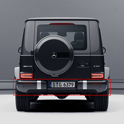 G 63 AMG rear bumper G-Class 463A facelift Mercedes-Benz | G63-AMG-Heck ...