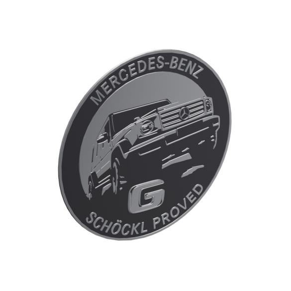 G-Class STRONGER THAN THE 1980s Badge grey Genuine Mercedes-Benz | A4638173600-B