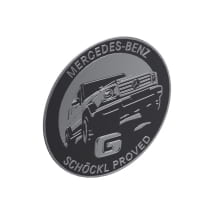 G-Klasse STRONGER THAN THE 1980s Plakette Grau Original Mercedes-Benz | A4638173600-B