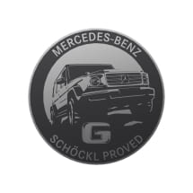 G-Klasse STRONGER THAN THE 1980s Plaquette Grijs Original MB | A4638173600-B