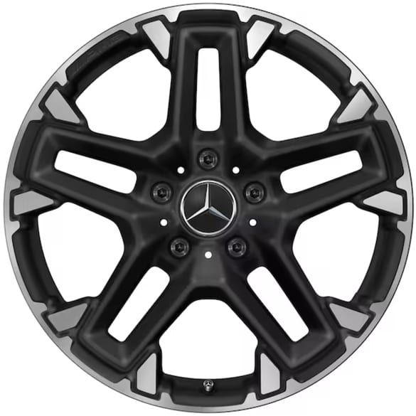 G63 AMG 20 inch velgenset G-Klasse W465 Trail Package zwart Origineel Mercedes