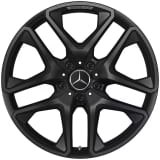 G63 AMG 21 inch velgenset G-Klasse W465 5-dubbelspaaks zwart mat Origineel Mercedes