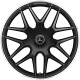 G63 AMG 22 inch gesmede velgen set G-Klasse W465 kruisspaak zwart origineel Mercedes-Benz