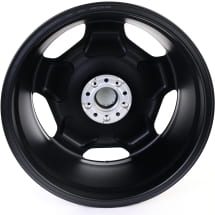 G63 AMG 22 inch gesmede velgen zwart mat | A4634014100 7X71-W463A