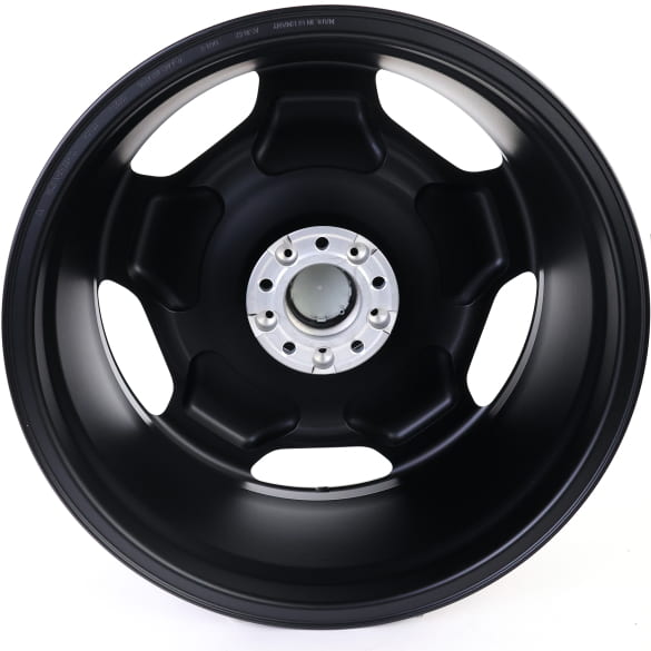 G63 AMG 22 inch gesmede velgen zwart mat | A4634014100 7X71-W463A