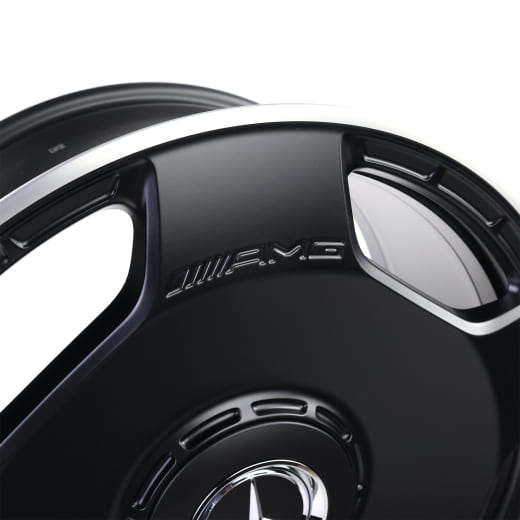 Original Mercedes-AMG G63 AMG cerchi forgiati 22 pollici nero opaco | A4634014100 7X71-W465
