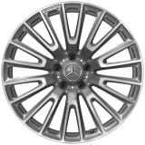 Jeu de jantes forgées G63 AMG 22 pouces G-Klasse W465 gris titane Original Mercedes-Benz