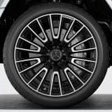 Jeu de jantes forgées G63 AMG 22 pouces pour G-Class W465 noir d’origine Mercedes-Benz