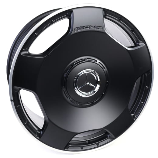 Original Mercedes-AMG G63 AMG 22 pulgadas llantas forjadas negro mate | A4634014100 7X71-W465
