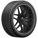 Roues hiver G 63 AMG 22 pouces Classe G W463A noir jeu complet de roues d’origine Mercedes-AMG