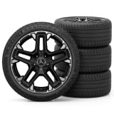 Juego completo de ruedas de invierno G 63 AMG 20 pulgadas G-Klasse W465 negro Original Mercedes-AMG