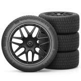 G 63 AMG winter wheels 22 inch G-Class W463A black complete weels set Genuine Mercedes-AMG