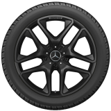 Llantas completas de invierno G 63 21 pulgadas Clase G W463A negro mate Original Mercedes-AMG