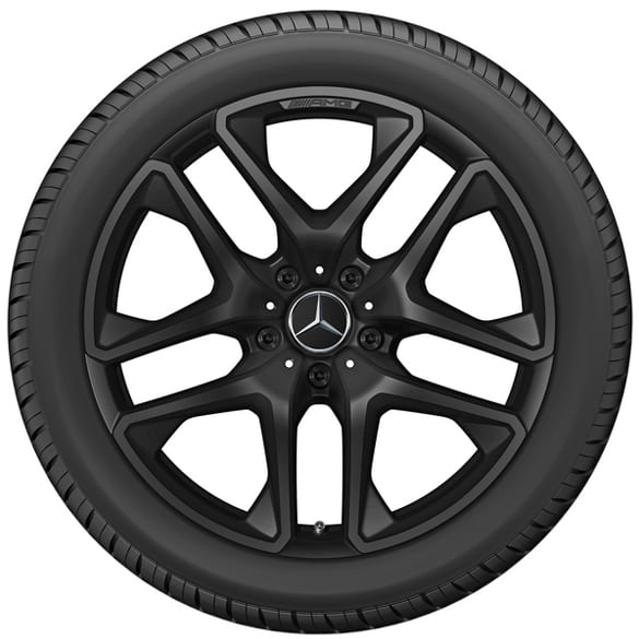 G 63 winter complete wielen 21 inch G-Klasse W463A zwart mat origineel Mercedes-AMG