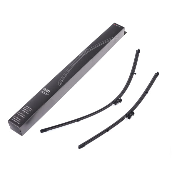 Genuine front windscreen wiper Audi Q7 4M 2-piece Aero-Twin spray nozzles