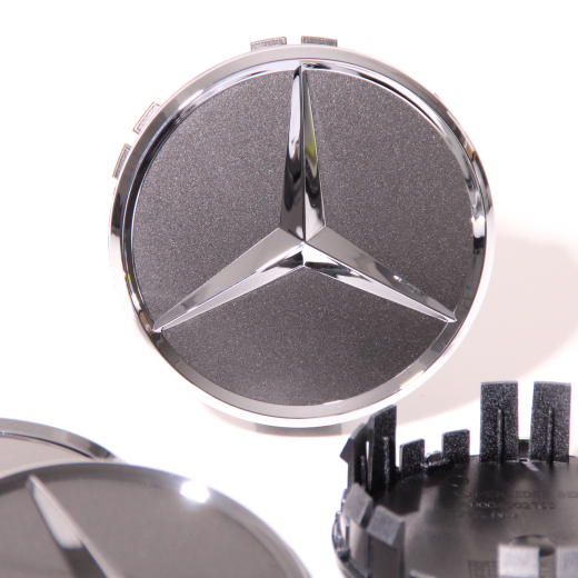 Mercedes-Benz center wheel hub caps tremolit grey 9130 | A00040027009130-B