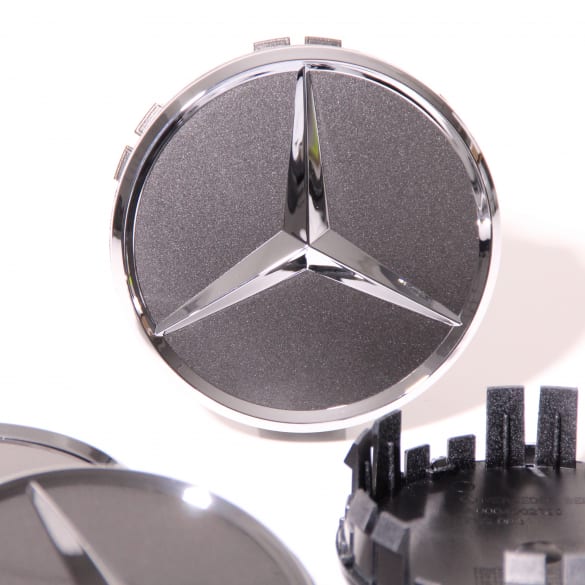 Mercedes-Benz center wheel hub caps tremolit grey 9130 | A00040027009130-B