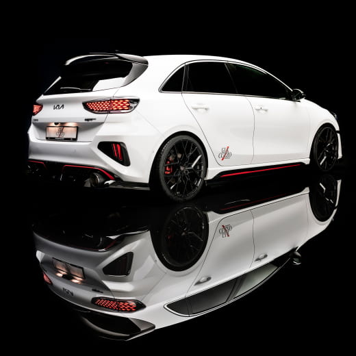Diffuseur arrière Giacuzzo Kia Ceed CD GT Facelift noir | 09HZ802013