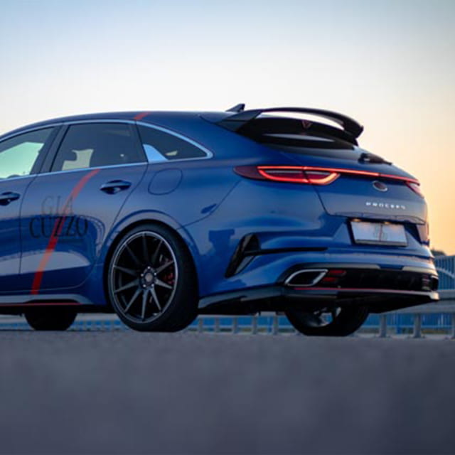Giacuzzo rear spoiler roof spoiler Kia ProCeed unpainted | 09HS803051