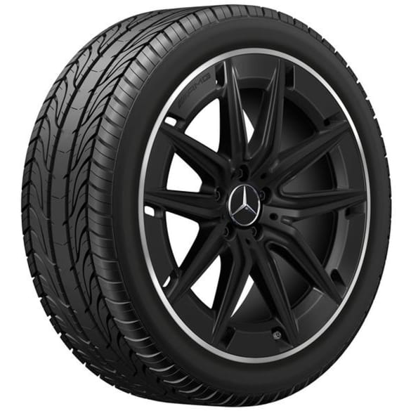GLA 35/45 AMG 20 inch wheels H247 black matte genuine Mercedes-AMG | A2474014600 7X71-H247
