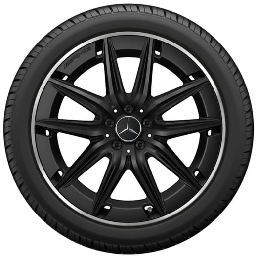 GLA 35/45 AMG 20 Zoll Felgen H247 schwarz matt Original Mercedes-AMG | A2474014600 7X71-H247