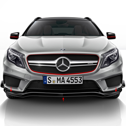 GLA 45 AMG Aero voorspoiler GLA X156 origineel Mercedes-Benz | GLA-frontspoiler-Aero