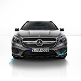 GLA 45 AMG spoiler anteriore pacchetto Night originale Mercedes-Benz