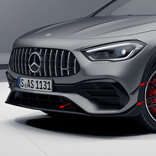 Alerón delantero Aero y flaps AMG 45 GLA H247 Original Mercedes-Benz | H247-Aero-Front
