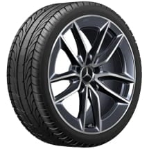 19 inch AMG rims GLA 35/45 H247 5-twin-spoke-wheel genuine | A24740118007Y51-GLA