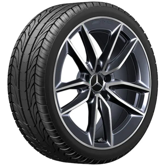 19 inch AMG rims GLA 35/45 H247 5-twin-spoke-wheel genuine | A24740118007Y51-GLA