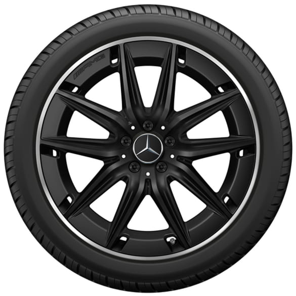GLB 35 AMG 20 inch velgen X247 zwart mat Original Mercedes-B | A2474014600 7X71-X247