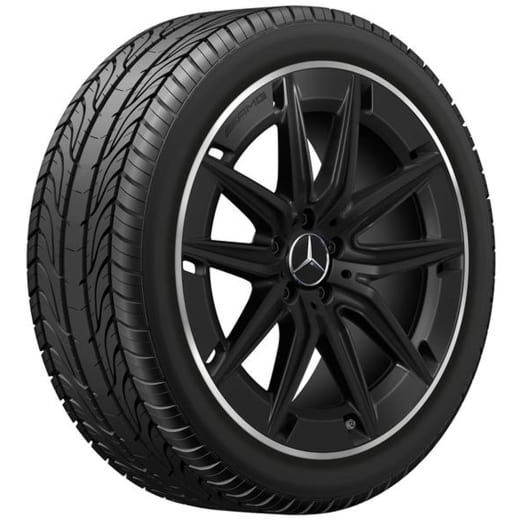 GLB 35 AMG 20 inch velgen X247 zwart mat Original Mercedes-B | A2474014600 7X71-X247