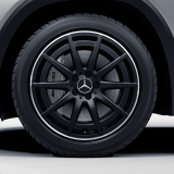 Set di cerchi GLB AMG 35 19 pollici X247 a 10 razze nero opaco Mercedes-Benz