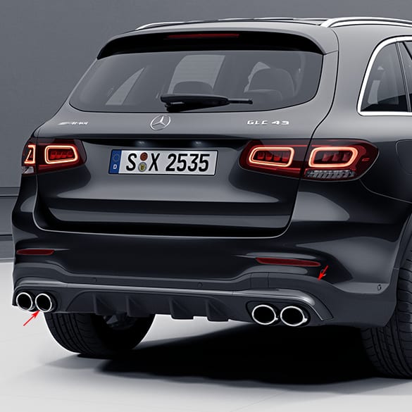 AMG 43 Facelift diffusor GLC SUV X253 Original Mercedes-Benz