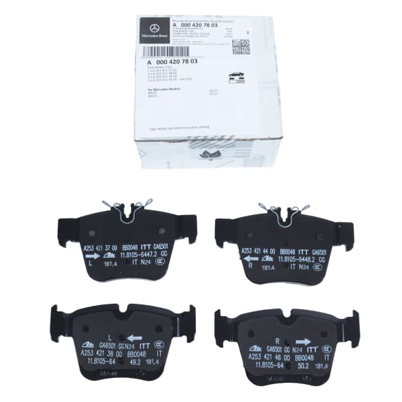 GLC 43 AMG Bremsbeläge Hinterachse GLC SUV X253 & Coupé C253 Original Mercedes-Benz