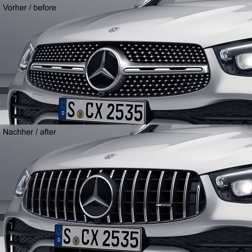 AMG Panamericana grille auto GLC C253 X253 Origineel Mercdes | 253-Panamericana