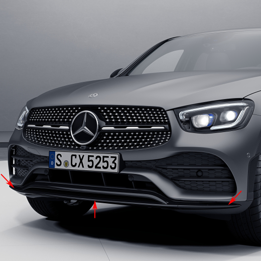 Becquet avant GLC 43 AMG SUV X253 Coupé C253 restylé Mercedes-Benz | GLC-C253-FL-Frontspoiler