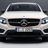 GLC calandre diamant pins noirs calandre GLC SUV X253 & Coupé C253 Original Mercedes-Benz