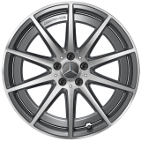 GLE 53 / 63 AMG 20 Inch rim set GLE 167 10-Spokes Genuine Mercedes-AMG