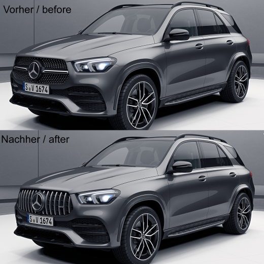 Parrilla AMG Panamericana GLE V167 original Mercedes-Benz | GLE-167-Panamericana