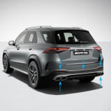 GLE 63 S AMG achterdiffusor GLE V167 SUV facelift origineel Mercedes-AMG