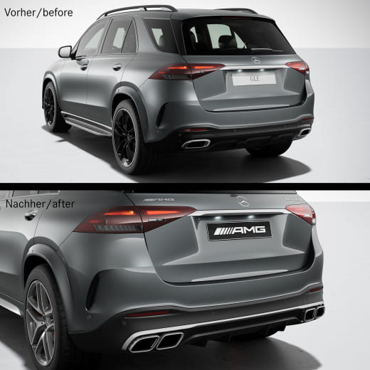 Diffusore posteriore GLE 63 S AMG GLE V167 SUV restyling Original Mercedes-AMG | GLE63-V167-FL-Diffusor-K